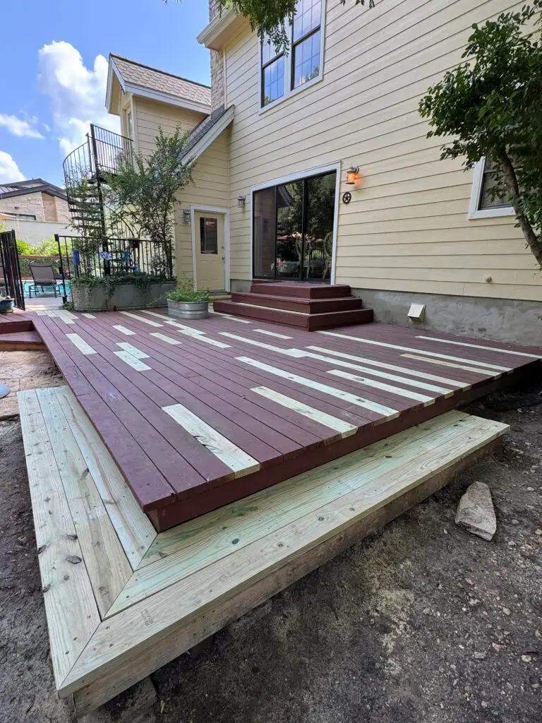 Deck Board Replacement and Joist Reinforcement in Lakeway